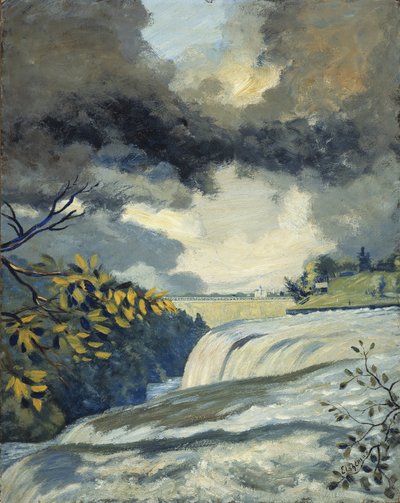 Les chutes du Niagara - Louis Michel Eilshemius